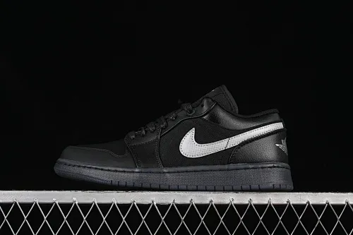 All categories Air Jordan Jordan series basketball shoes Air Jordan 1 Low G version pure original Air Jordan 1 Low AJ1 Joe 1 black and white canvas leather low-top cultural basketball shoes HV5968-001